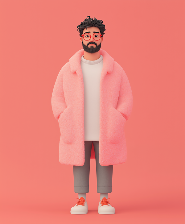 Stylized Fashionable Male Character