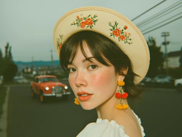 Vintage Elegance Portrait
