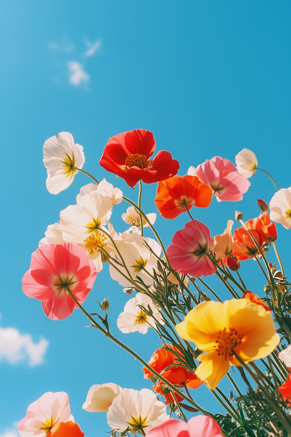 Colorful Flower Scene