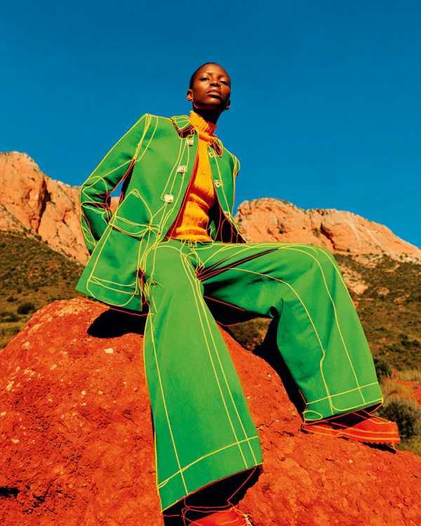 Vivid Desert Portrait