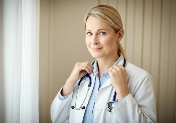 Confident Female Doctor