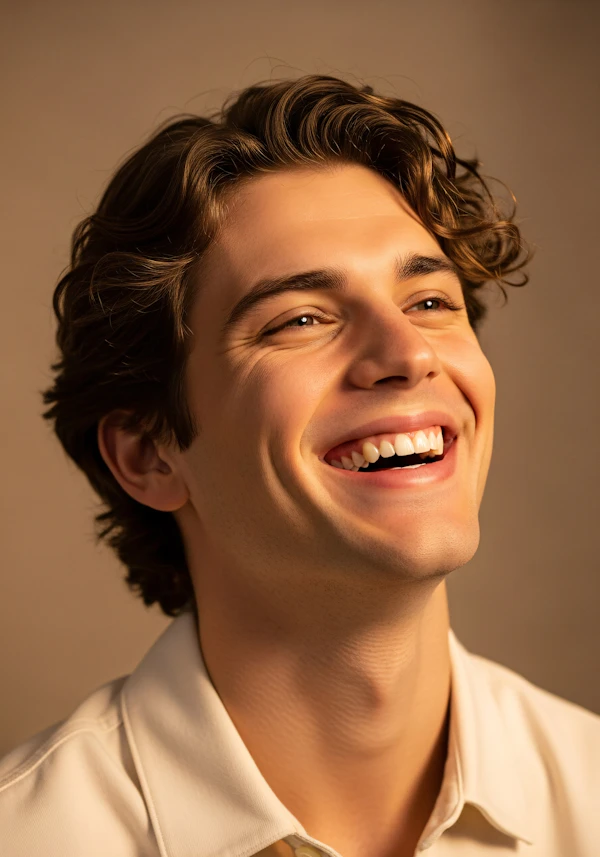 Smiling Young Man Portrait