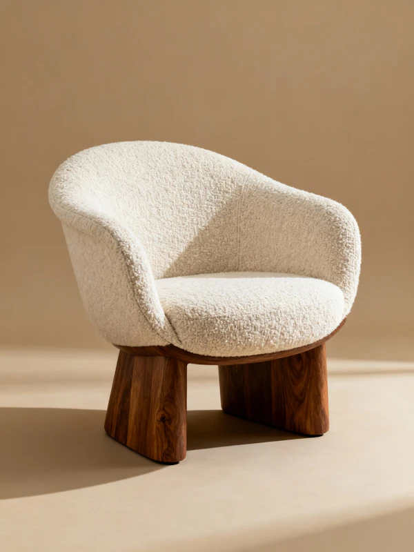Elegant Cream Armchair