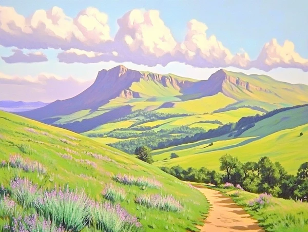 Serene Countryside Scene
