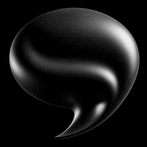 Abstract Black Form