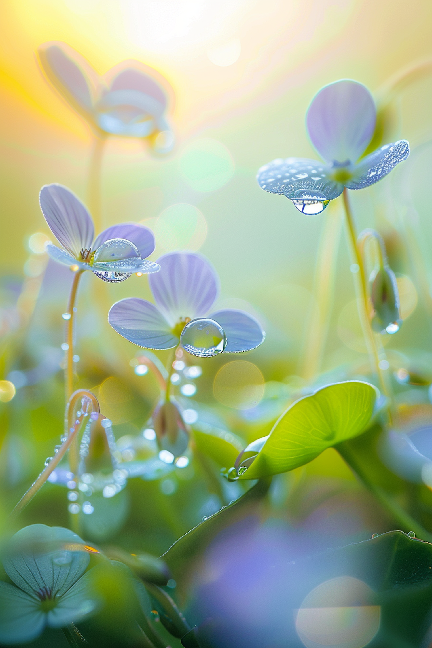 Dewy Flowers