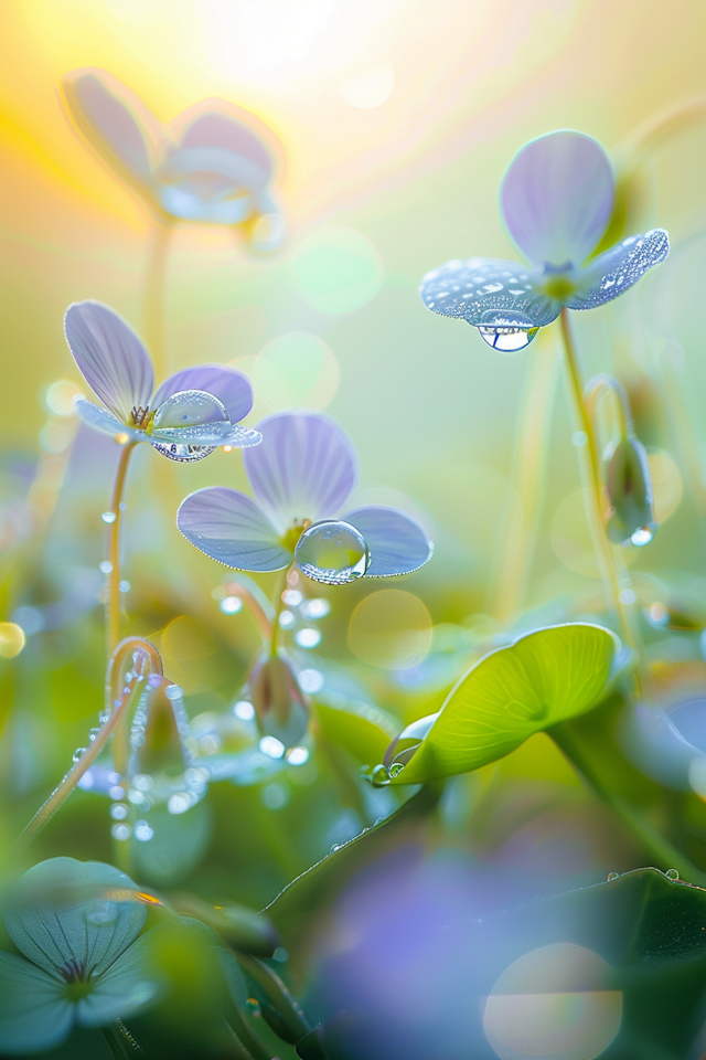 Dewy Flowers