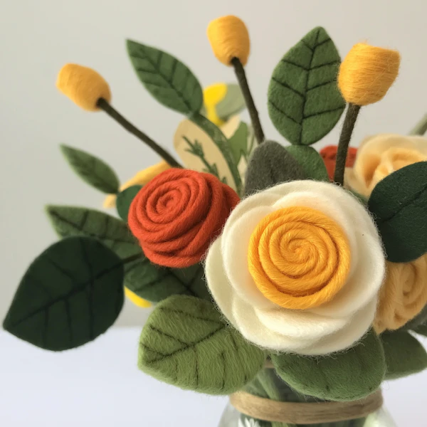 Felt Flower Bouquet