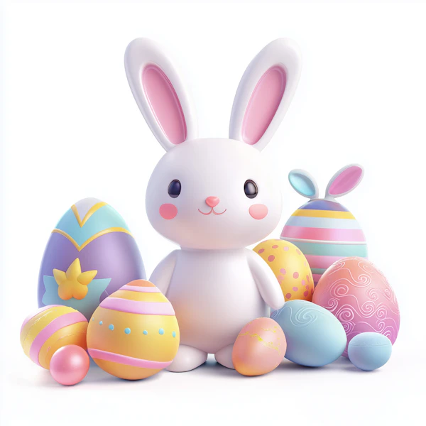 Cheerful Easter Bunny