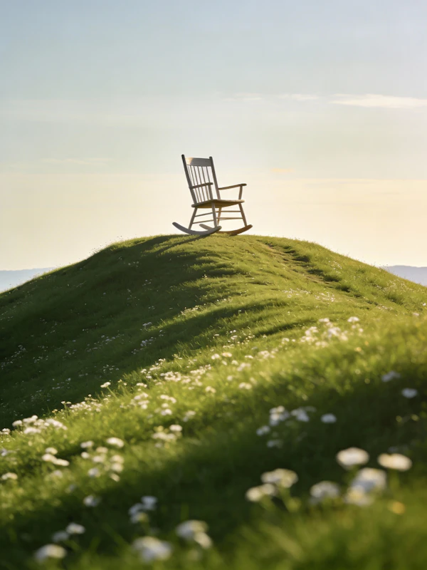 Rocking Chair on Hill