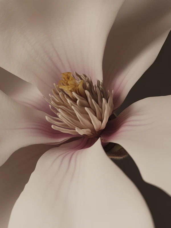 Magnolia Flower Close-Up