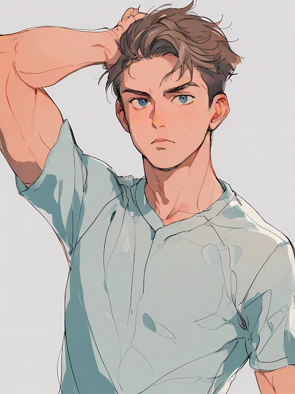 Stylized Young Man