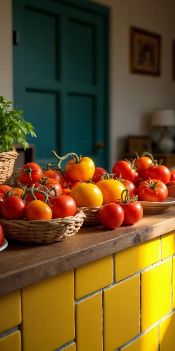 Vibrant Kitchen Scene