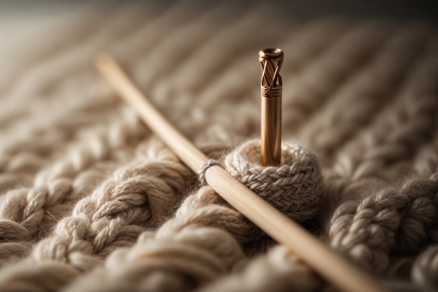 Knitting Close-Up