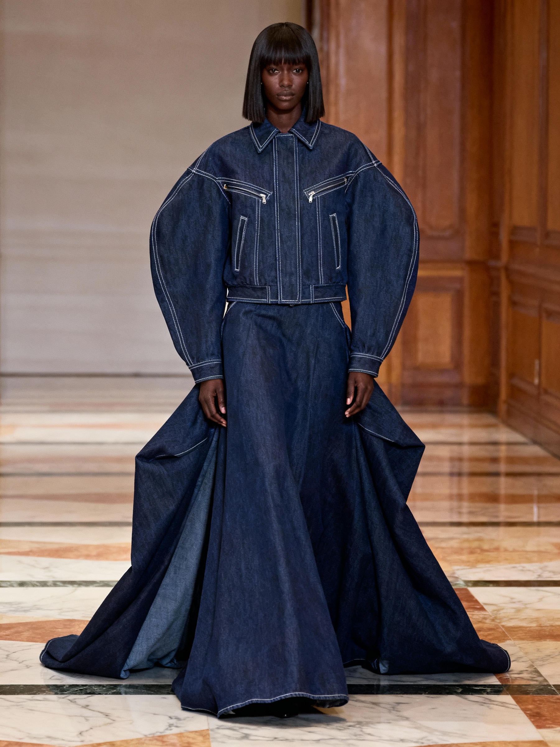Runway Denim Fashion Photo on Lummi