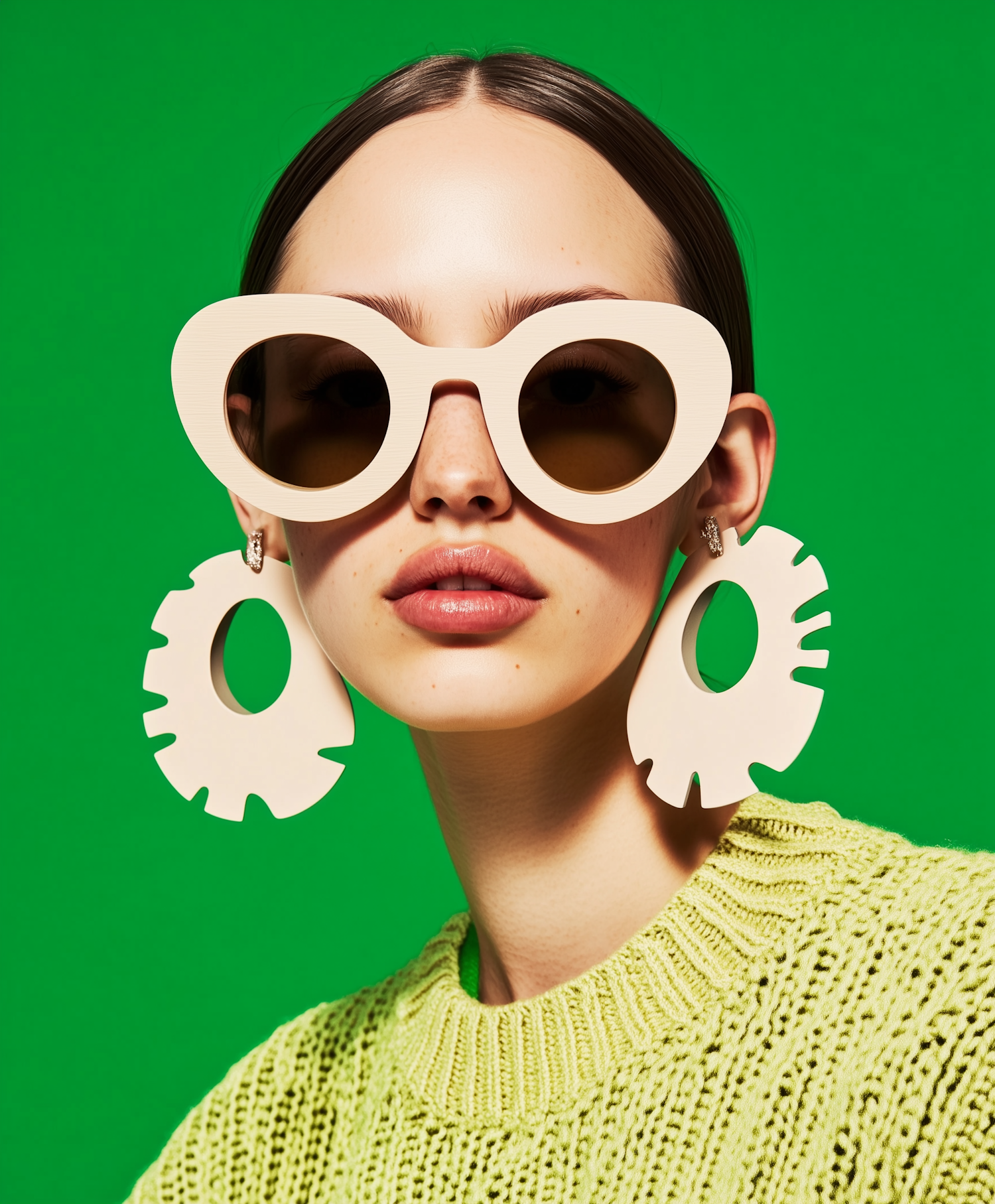 Fashion Portrait with Bold Accessories