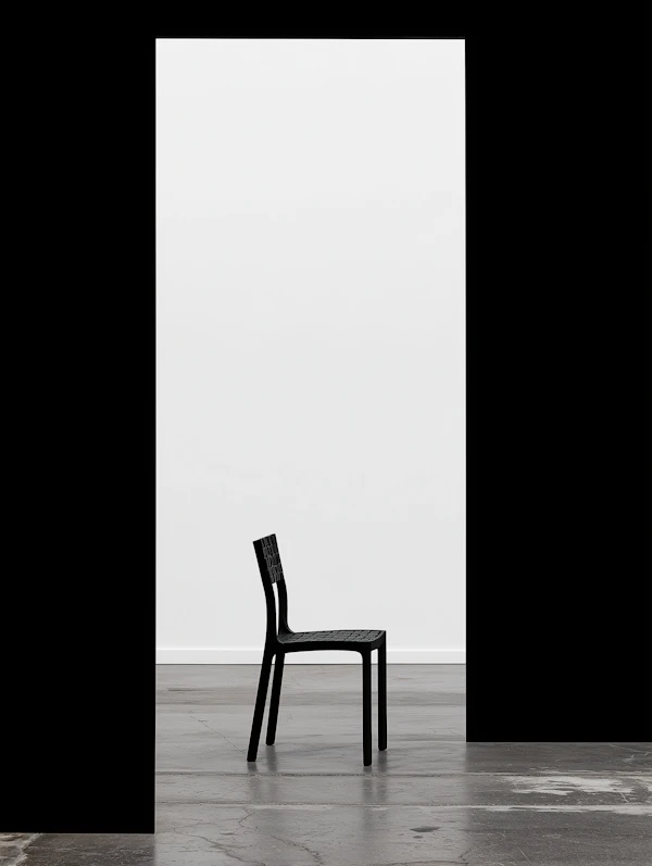 Minimalist Chair Scene