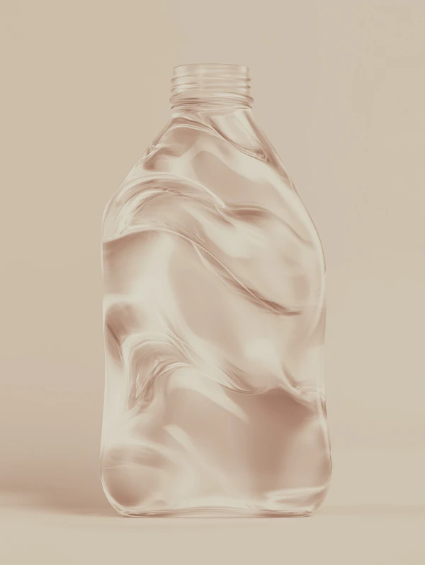 Abstract Plastic Bottle