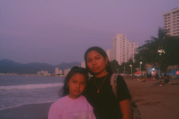 Twilight Beach Scene