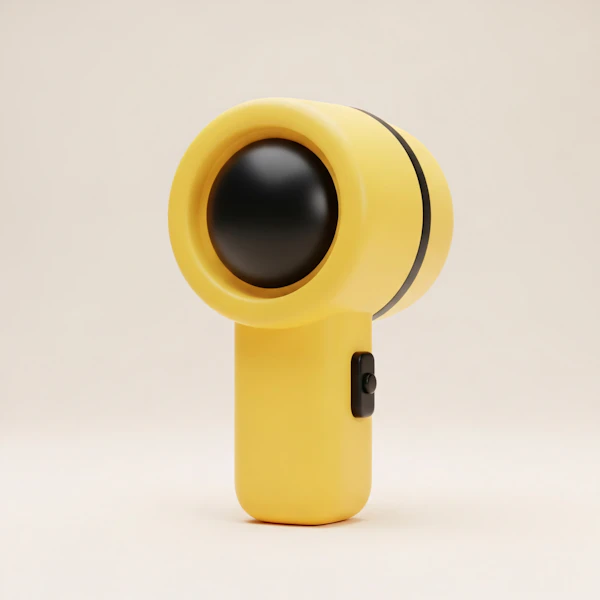Yellow Handheld Device