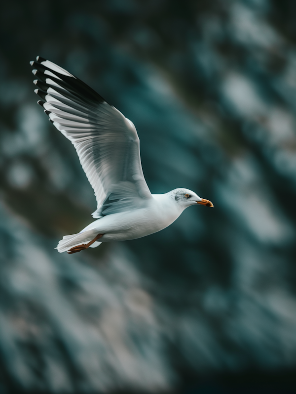 In-Flight Seagull