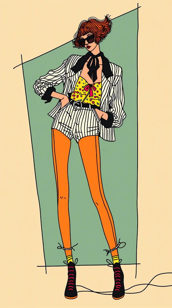 Stylish Fashion Portrait