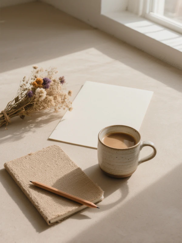 Cozy Writing Setup
