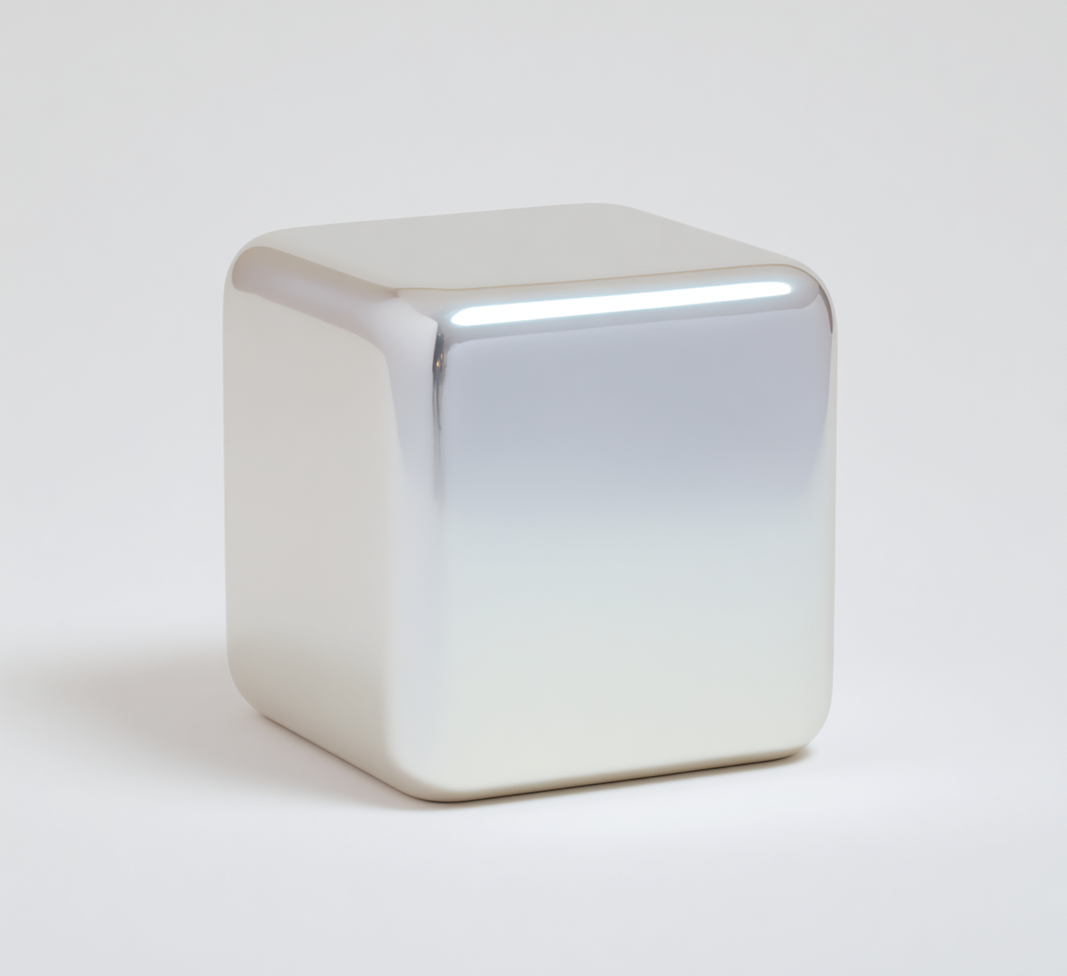 Metallic Gradient Cube