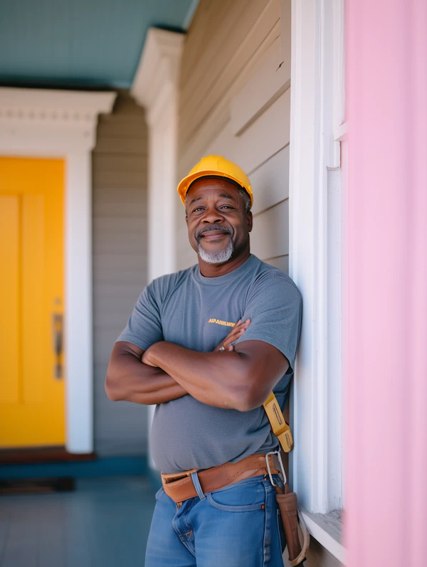 Confident Construction Worker