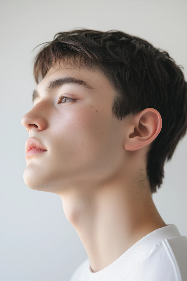 Young Man Side Profile