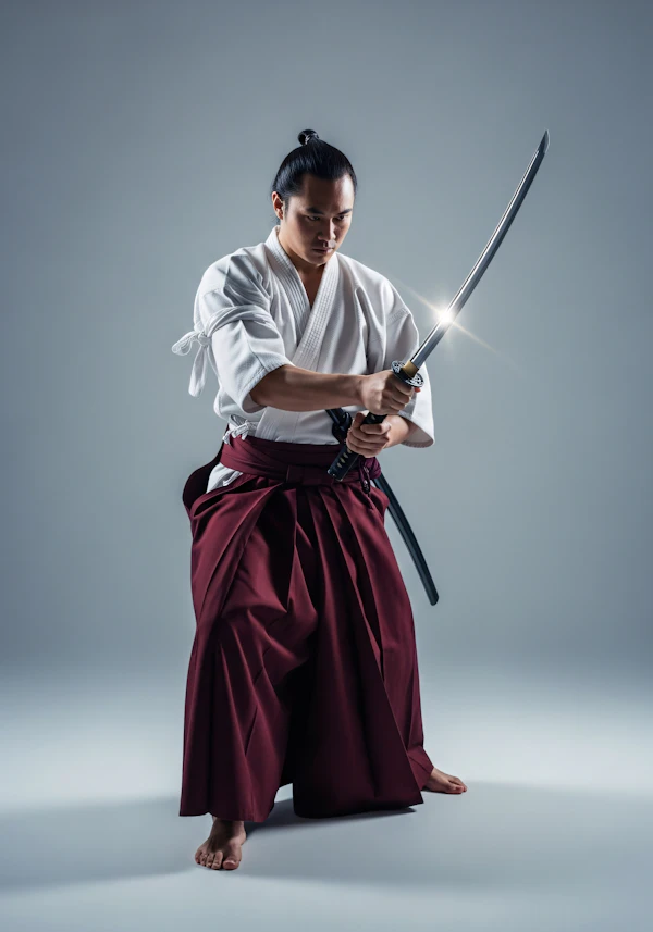 Martial Artist with Katana