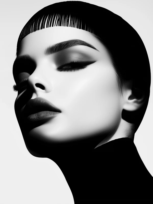 Striking Close-up Portrait
