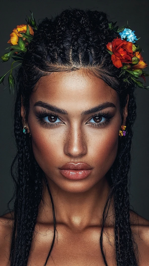Floral Portrait Beauty