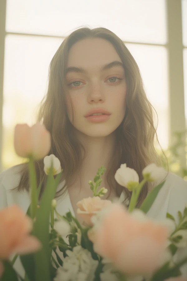 Ethereal Floral Portrait