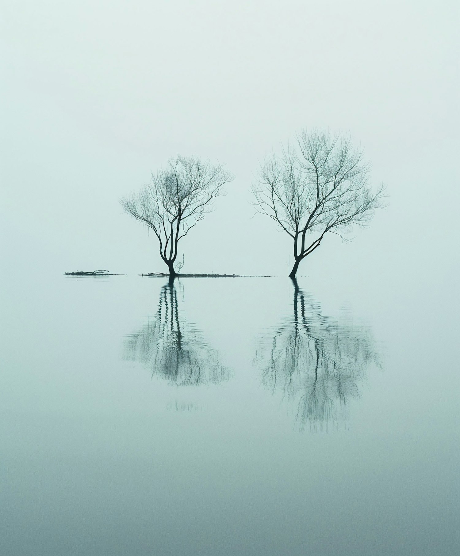 Serene Tree Reflection