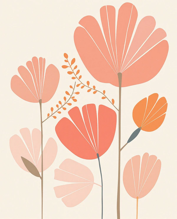 Stylized Floral Art