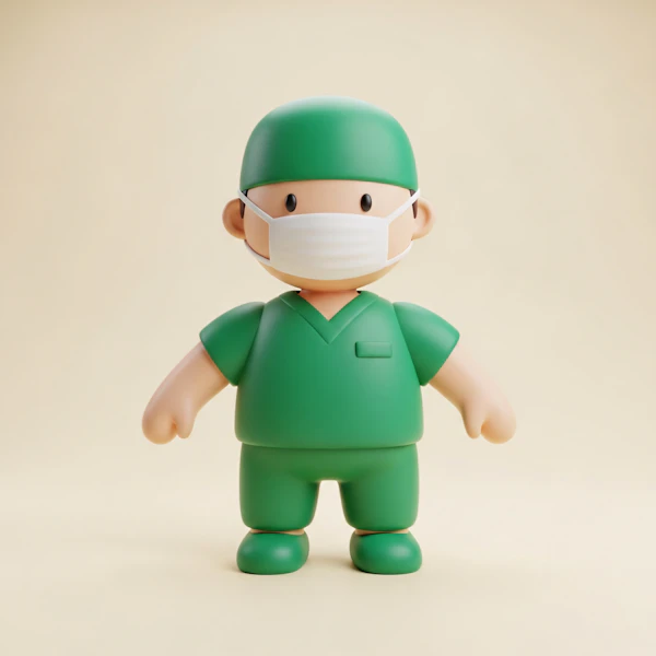 Cartoon Medical Figure