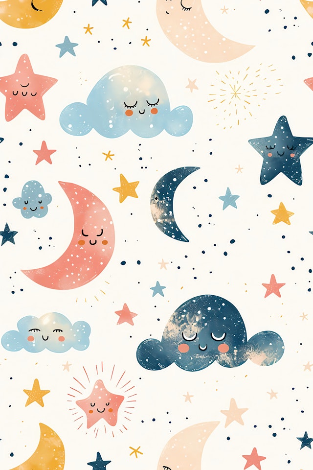 Whimsical Celestial Illustration