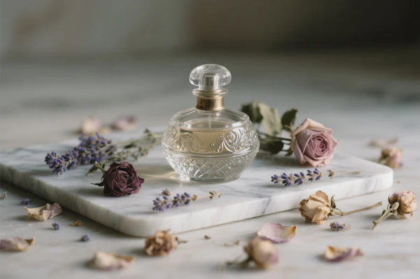 Elegant Perfume Display
