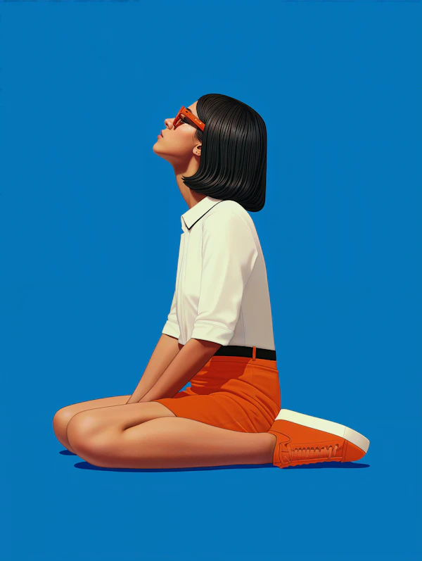 Stylized Woman Portrait