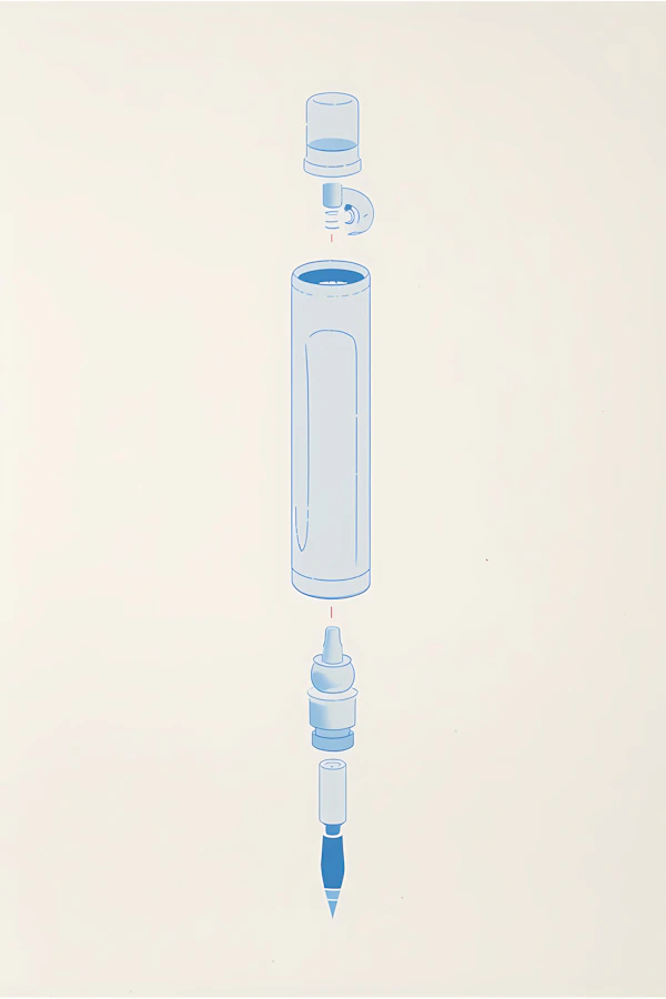 Exploded Pen Diagram