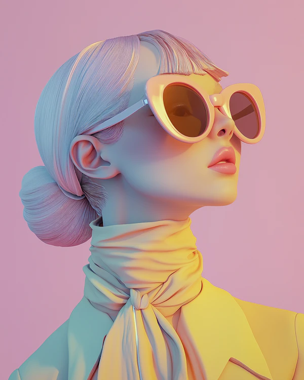 Stylized Woman Portrait