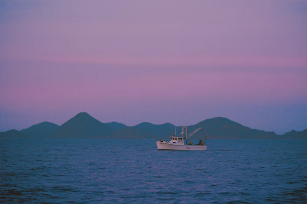 Fishing Boat at Twilight