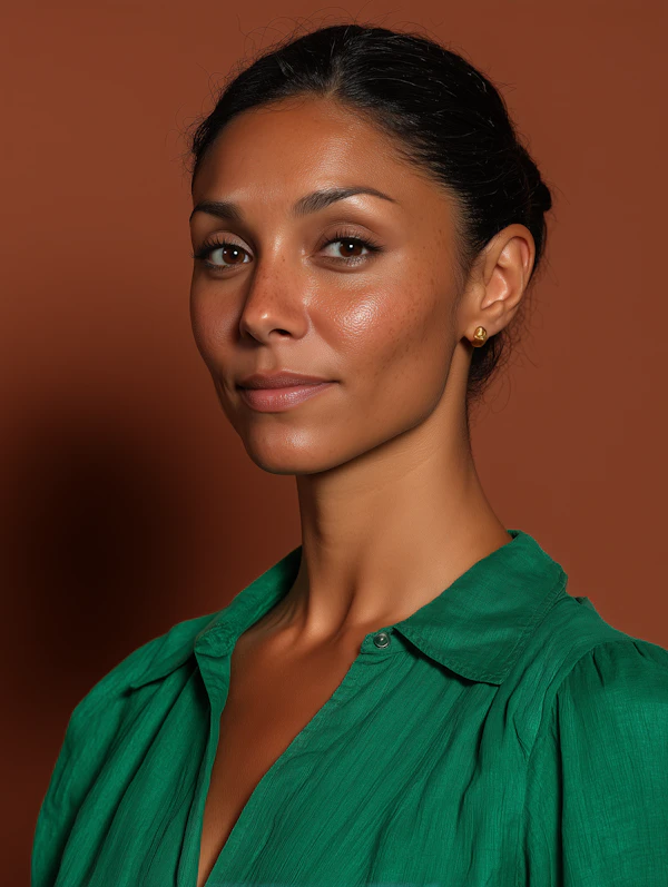 Elegant Portrait Close-Up