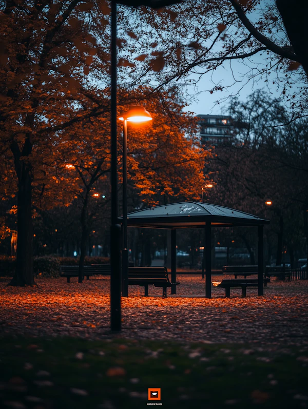Serene Evening Park
