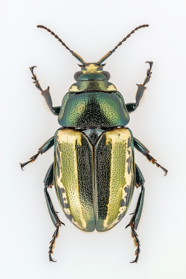 Close-up of a Vibrant Beetle