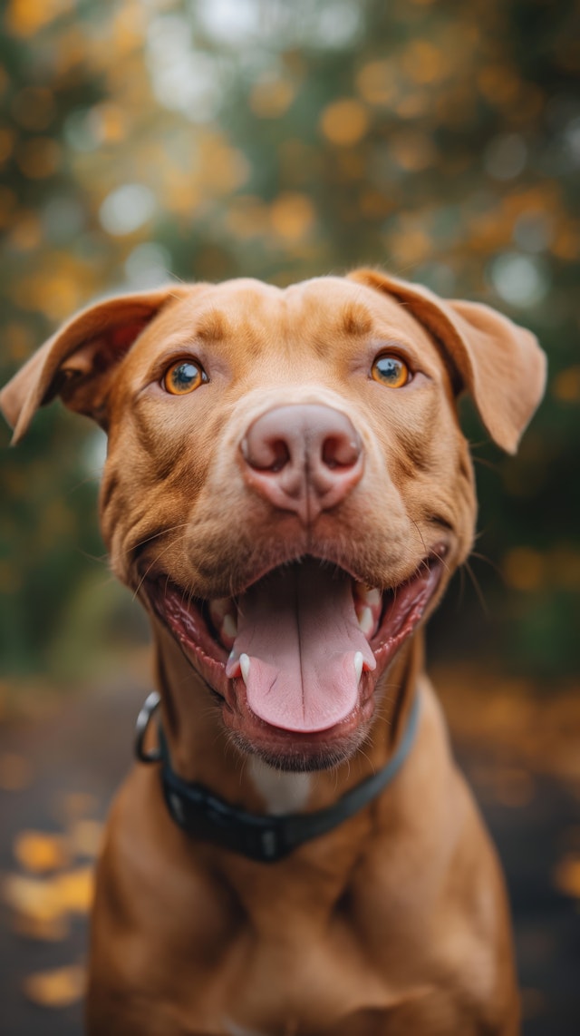 Joyful Dog Close-Up