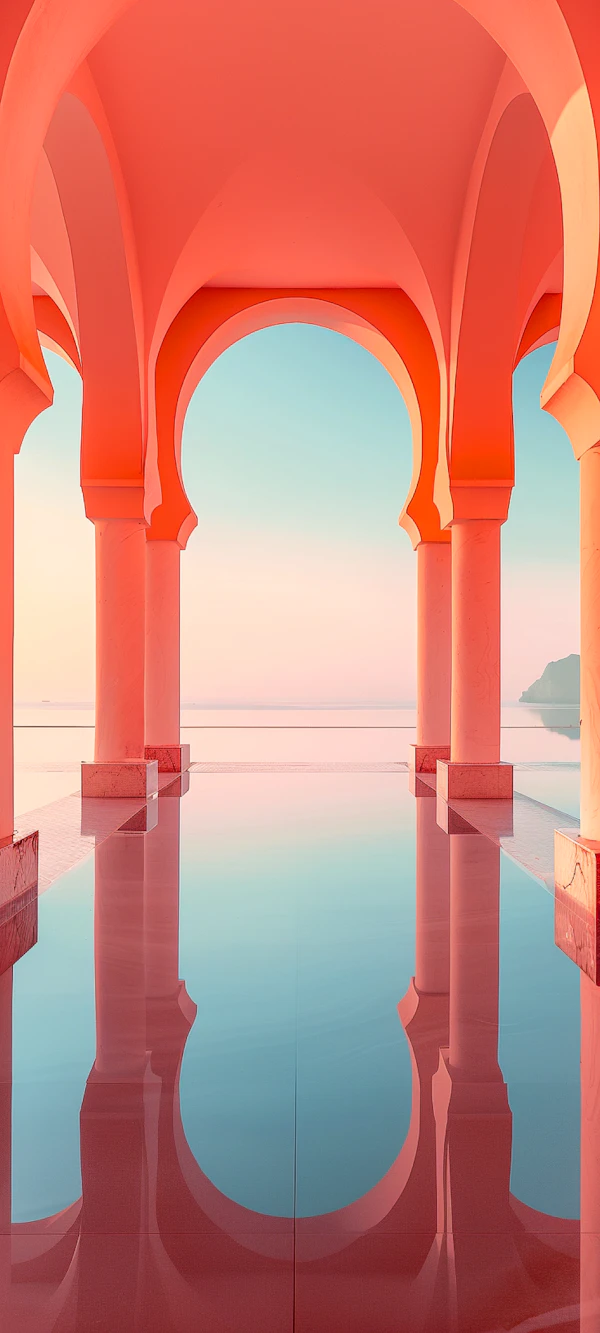 Tranquil Arches and Reflection