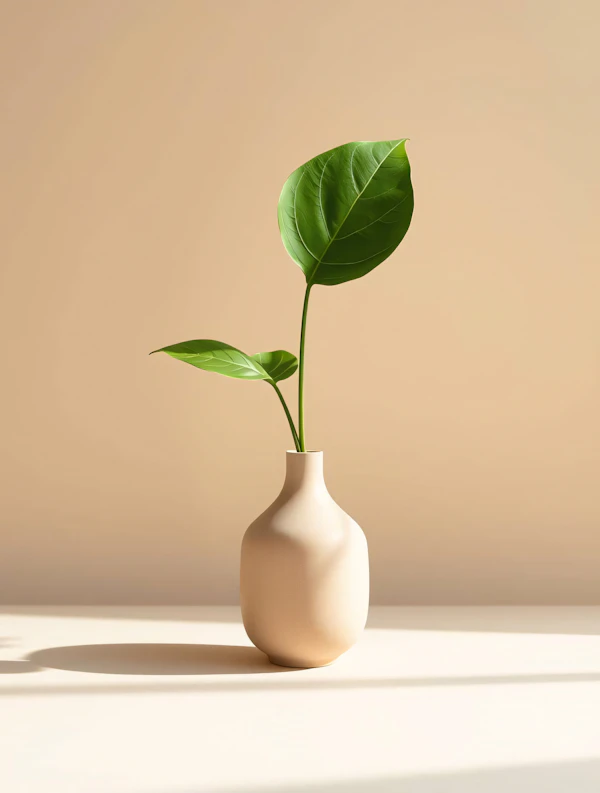 Minimalist Vase Scene