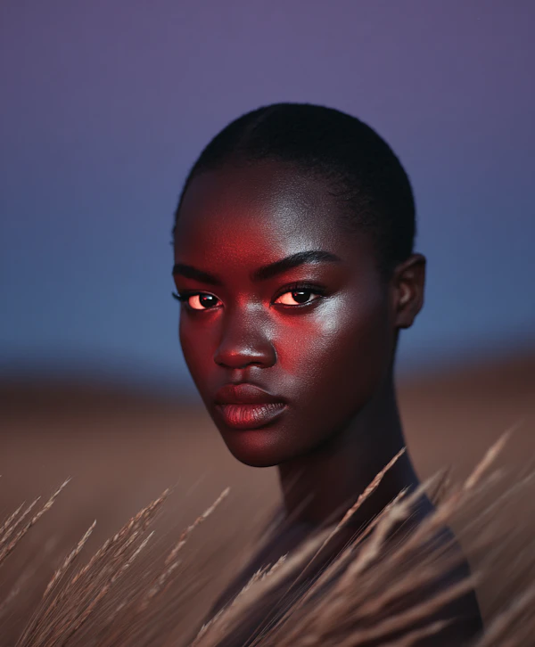 Dramatic Twilight Portrait